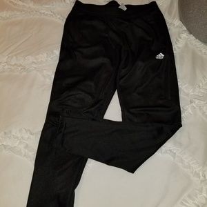 Adidas black soccer warm up pants